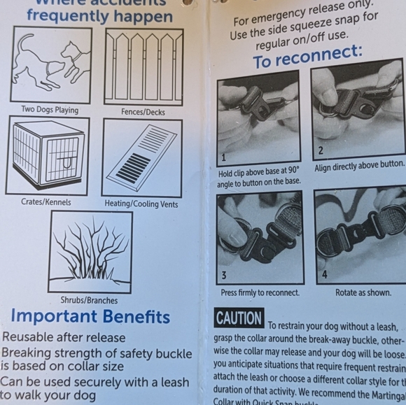 PetSafe Keepsafe Dog Breakaway Collar Red Size L NWT - Picture 4 of 7